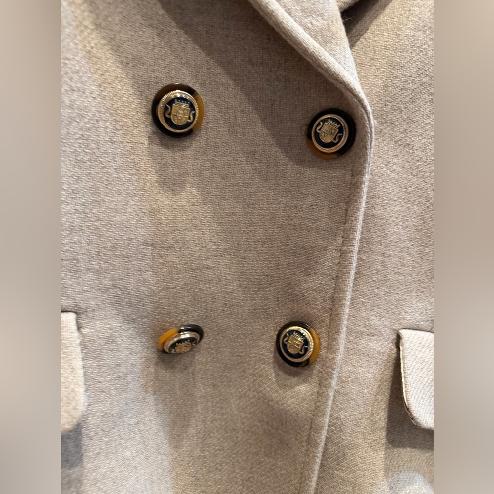 Veronica Beard Double-Breasted Wool Jacket M - image 3